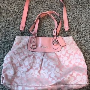 Authentic Pink Coach Purse. $115